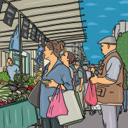 Marché de village