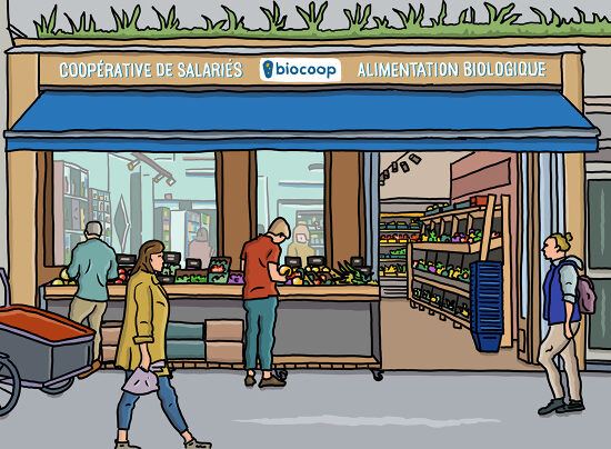 coopérative de salaires alimentation biologique