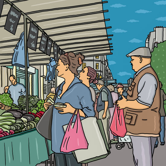 Marché de village