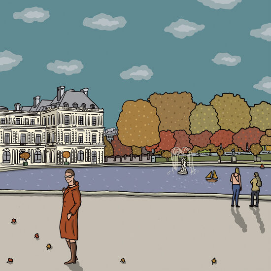 Illustration de la Seine à Paris