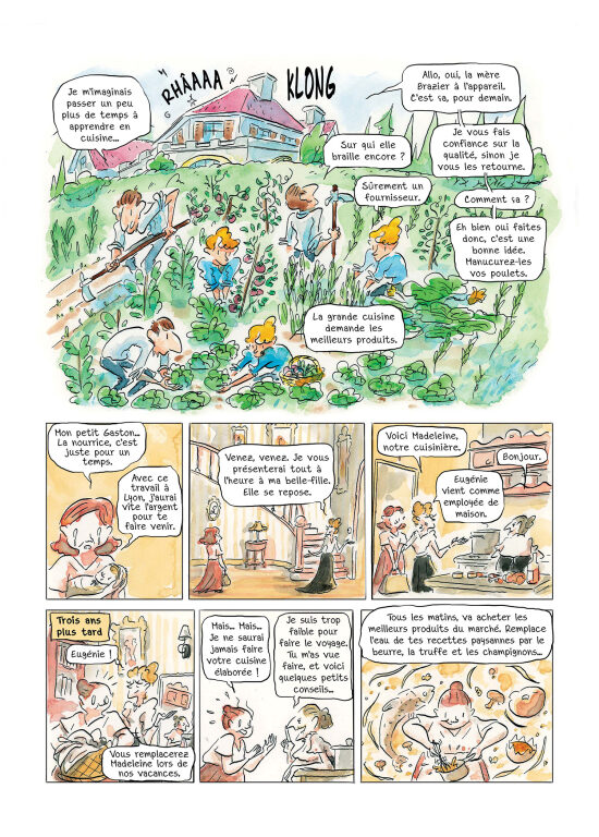 Famille jardinière et cuisine