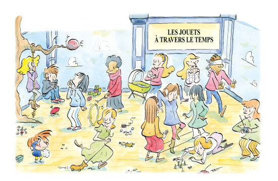 Les jouets à travers le temps