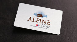 Alpine Village - location de chalets haut de gamme - Eric Gueffier-graphiste