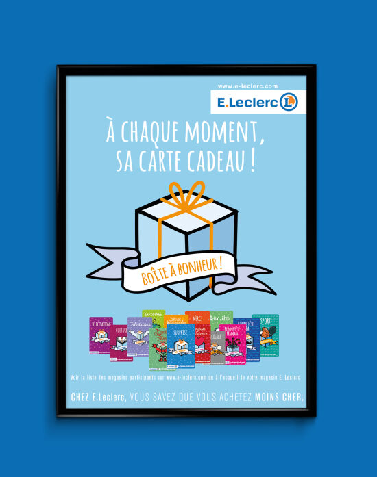 AFFICHAGE CARTES CADEAUX LECLERC