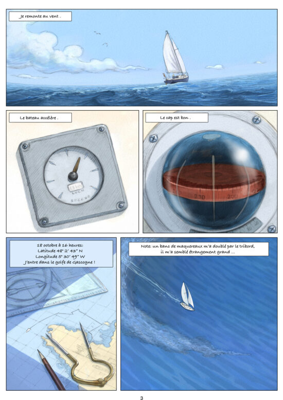 Navigation en mer à voile