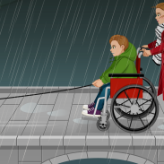 Promenade sous la pluie