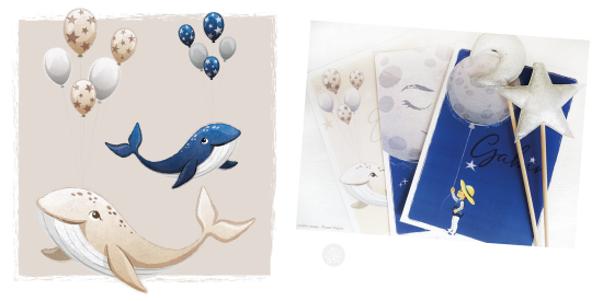 Dessins d'illustrations pour enfants, créations de jeux et de jouets