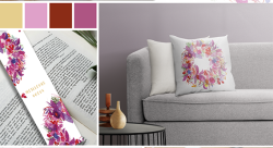 Univers visuel – textile et papeterie florale - Luna Dreamart-illustrateur