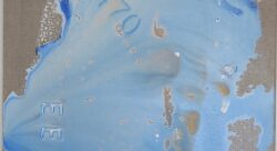1706 Silhouette en bleu - Monique Manry-plasticien