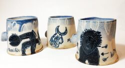 Tasses expresso Mythologie - Morgane Thomassin-plasticien