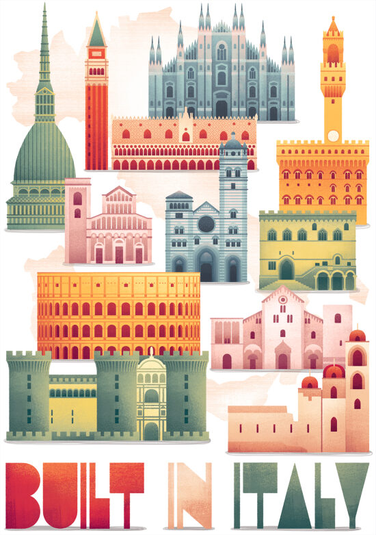 Bâtiments en Italie